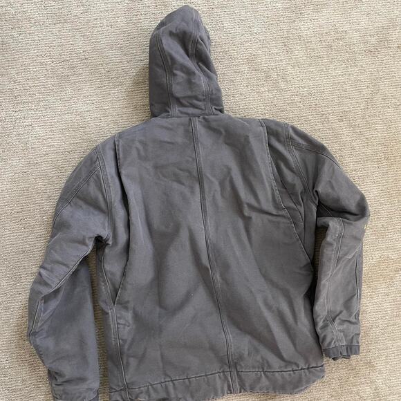 Carhartt hooded sherpa lined work jacket - Picture 6 of 6